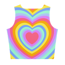 Load image into Gallery viewer, Love Bullseye Crop Top