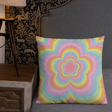 Load image into Gallery viewer, Rainbow 1970s Pillow