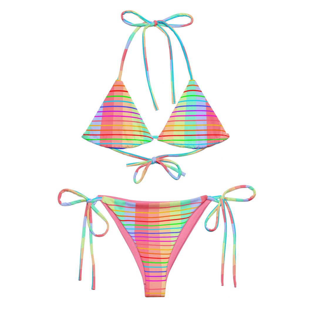 Rainbow Illusion bikini set