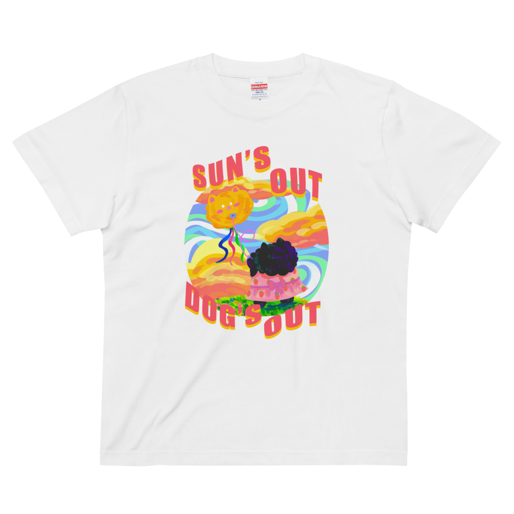 Sun's Out Dog's Out (featuring Romeo and Juliet) tee