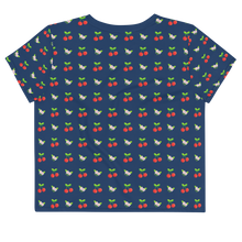 Load image into Gallery viewer, Picking Cherries Crop Tee
