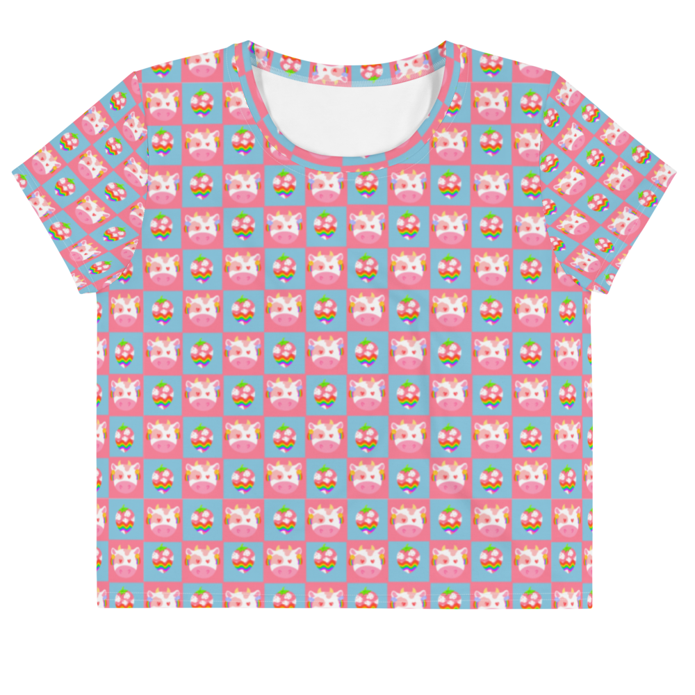 Cows Raided a Strawberry Field Crop Tee
