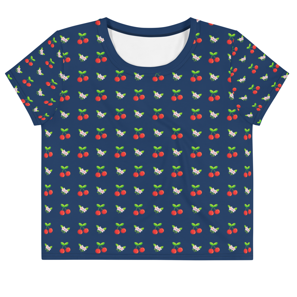 Picking Cherries Crop Tee