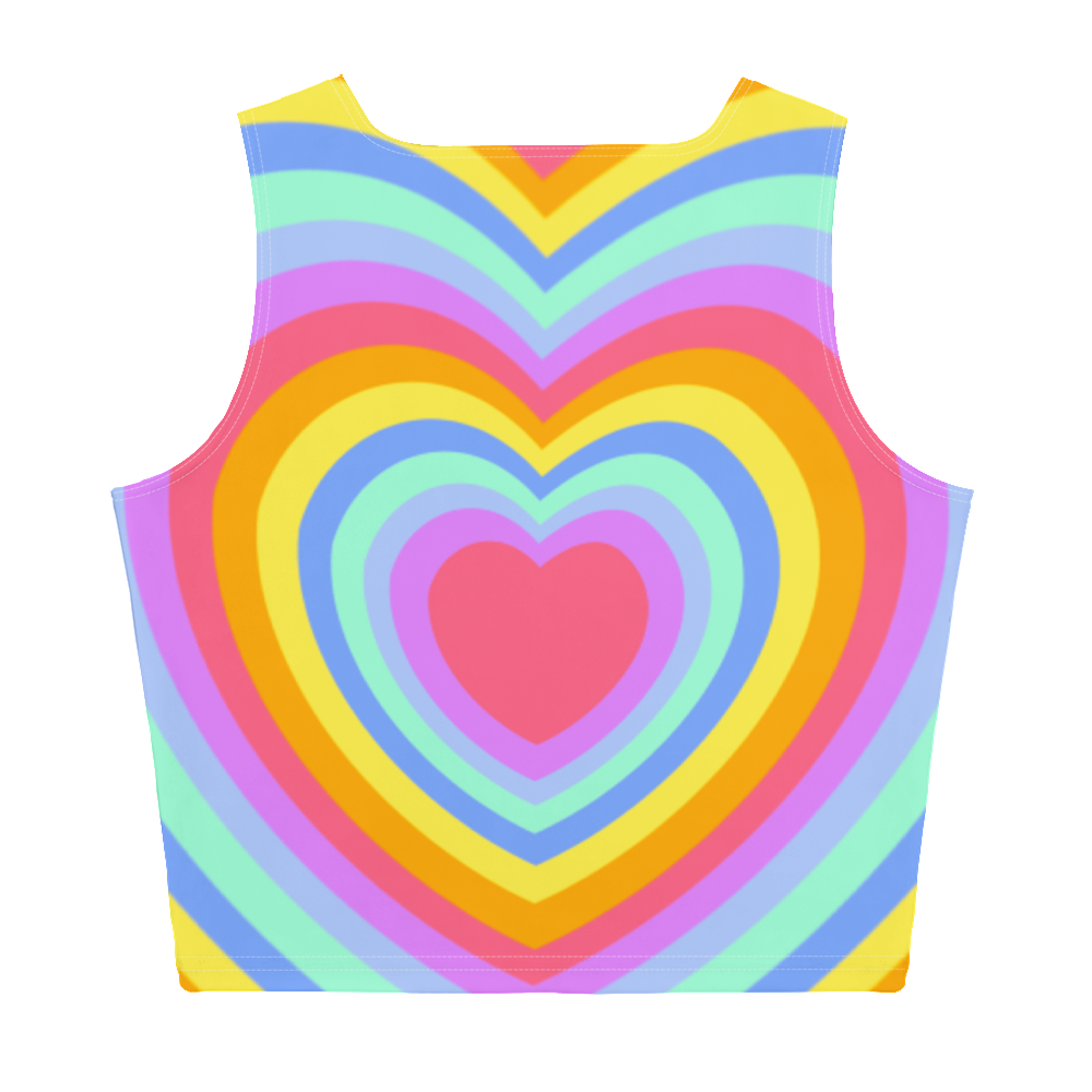 Love Bullseye Crop Top
