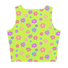Load image into Gallery viewer, Juliet Crop Top (in neon green)
