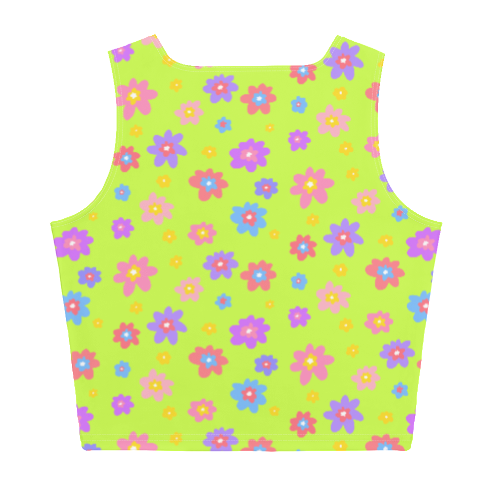 Juliet Crop Top (in neon green)