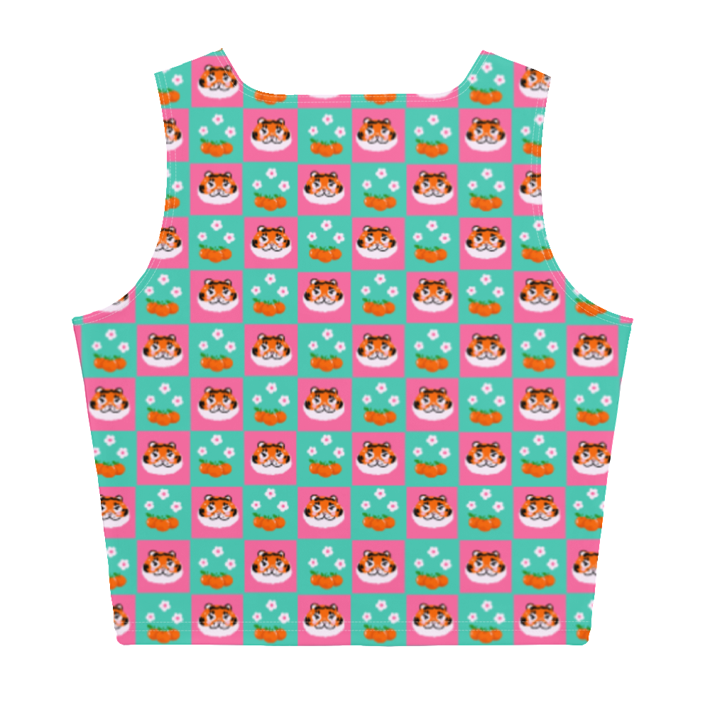 Spring Tiger Crop Top
