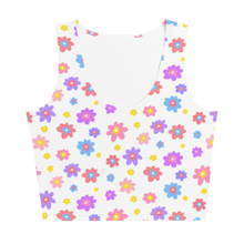 Load image into Gallery viewer, Juliet Crop Top (in white)
