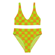 Load image into Gallery viewer, Neon Checkered Smileys

