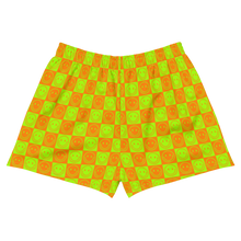 Load image into Gallery viewer, Neon Checkered Smileys Athletic Short Shorts
