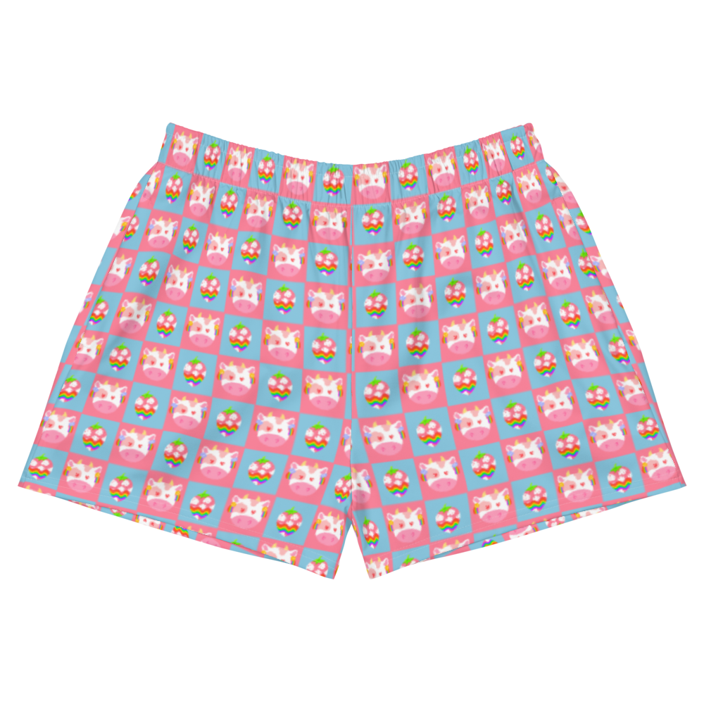 Cows Raided a Strawberry Field (Athletic Shorts)