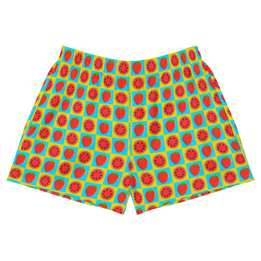 Watermelons and Strawberries (athletic shorts)