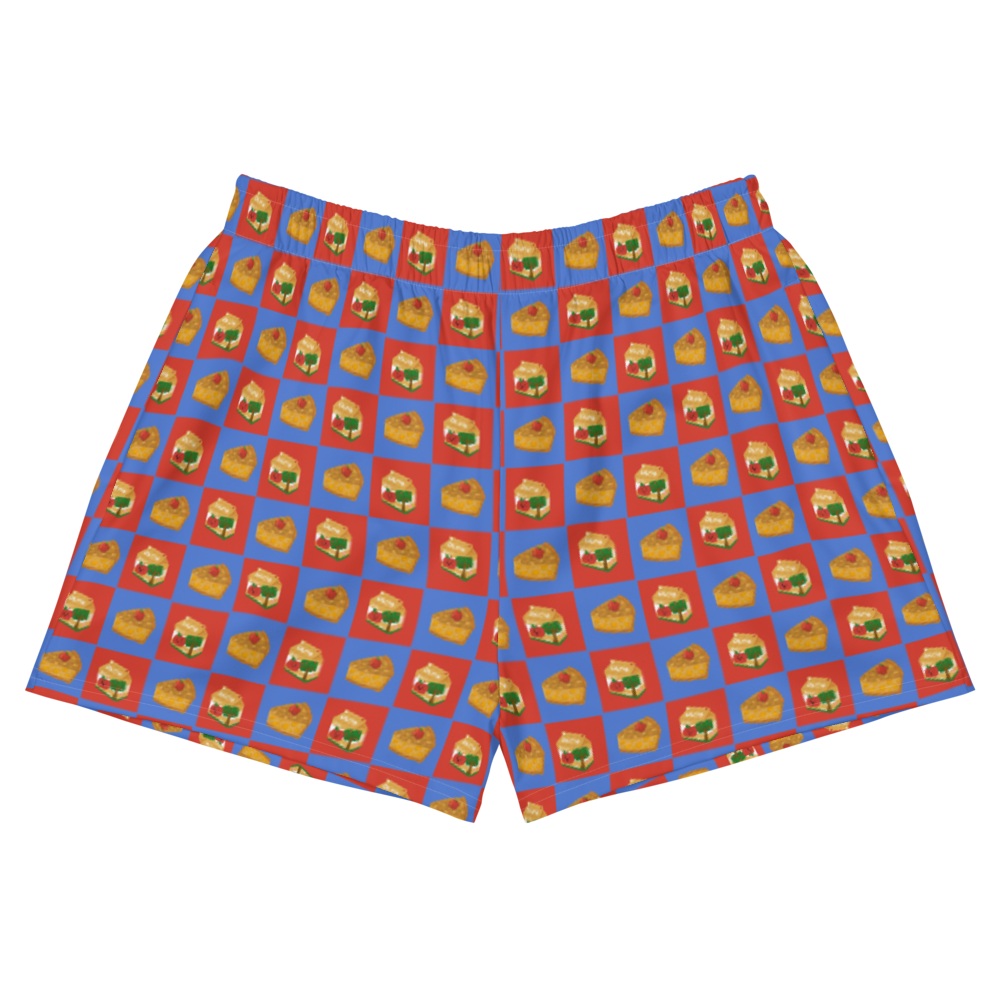 Apple of My Eye (blue) Athletic Shorts