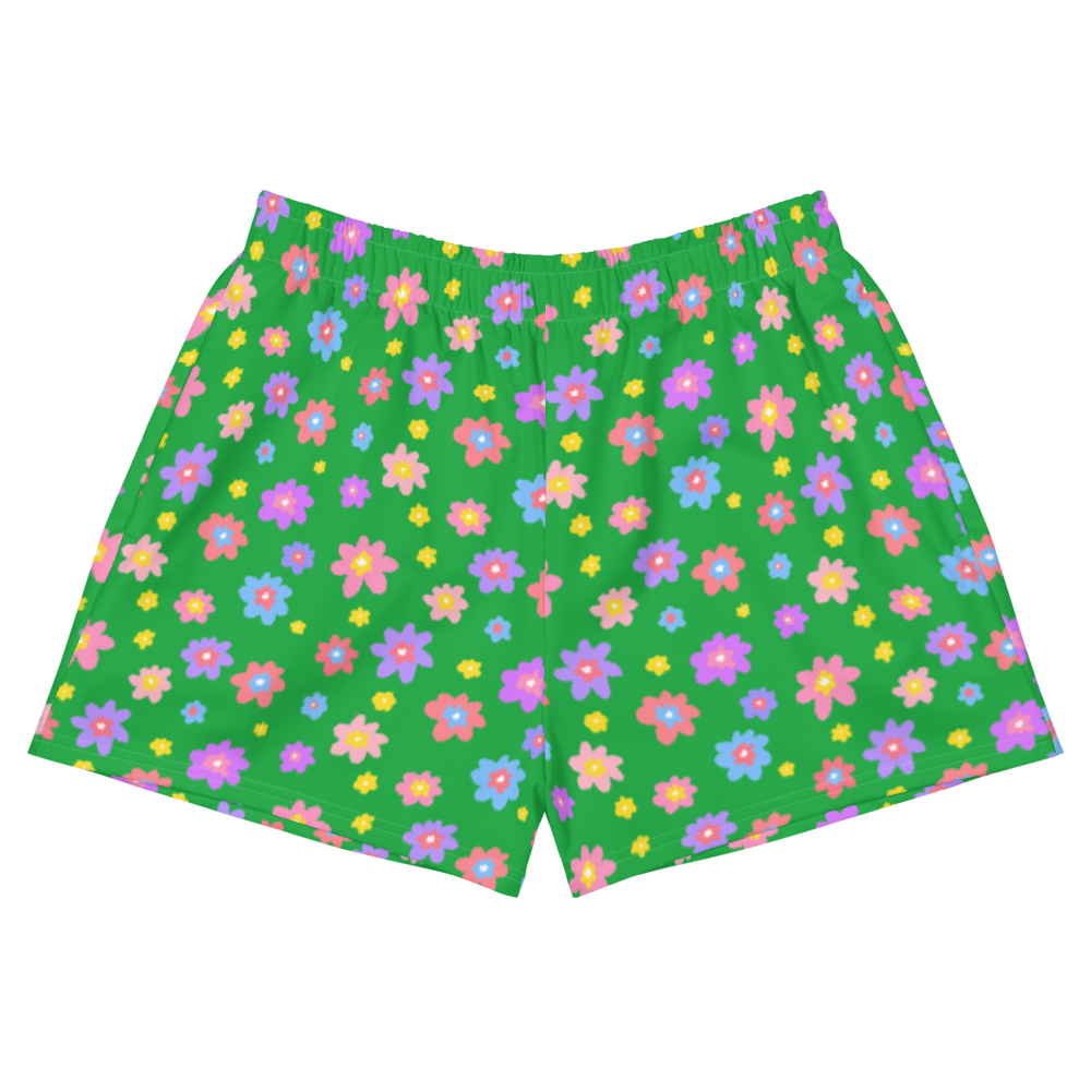 Juliet Athletic Short Shorts (in retro green)