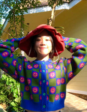 Load image into Gallery viewer, Checkered Smileys Oversized Cardigan
