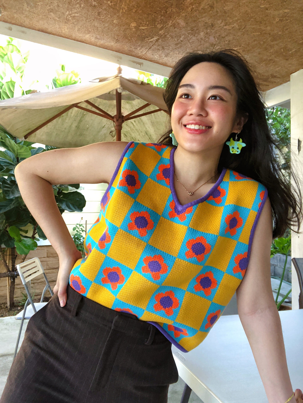 Vintage Flower Vest (pre-order only)