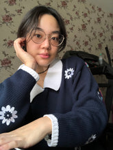 Load image into Gallery viewer, Flower Academia Sweater
