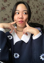 Load image into Gallery viewer, Flower Academia Sweater
